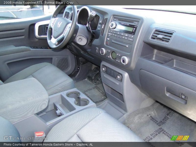 Formal Black / Gray 2008 Honda Ridgeline RTS