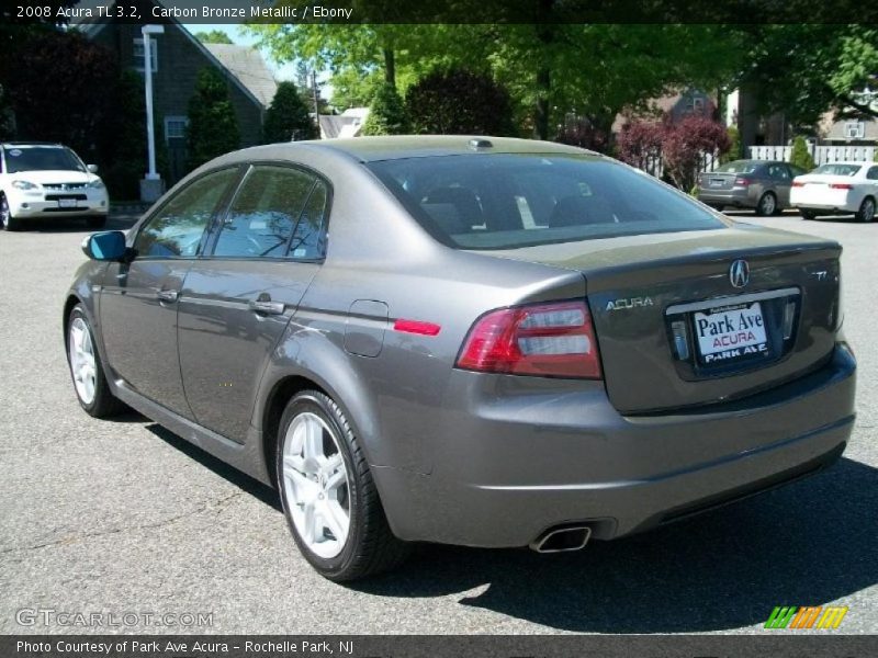 Carbon Bronze Metallic / Ebony 2008 Acura TL 3.2