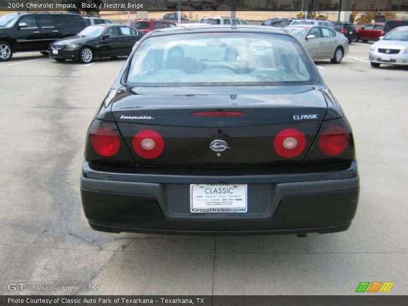 Black / Neutral Beige 2004 Chevrolet Impala