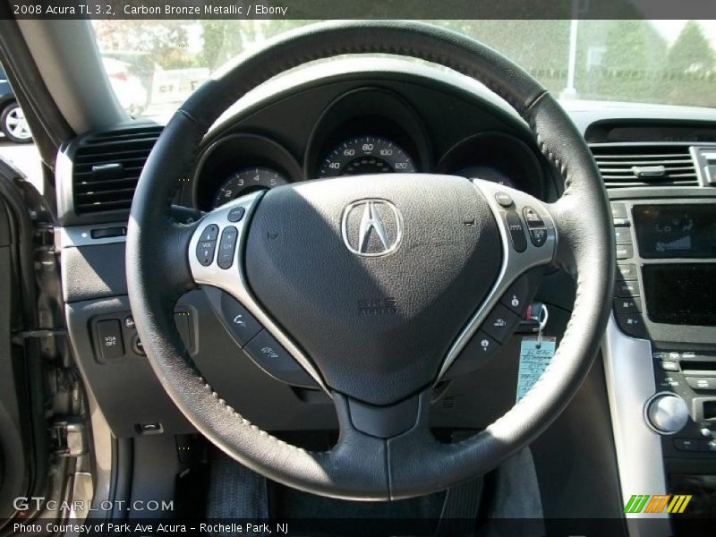 Carbon Bronze Metallic / Ebony 2008 Acura TL 3.2