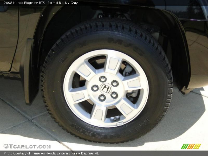 Formal Black / Gray 2008 Honda Ridgeline RTS