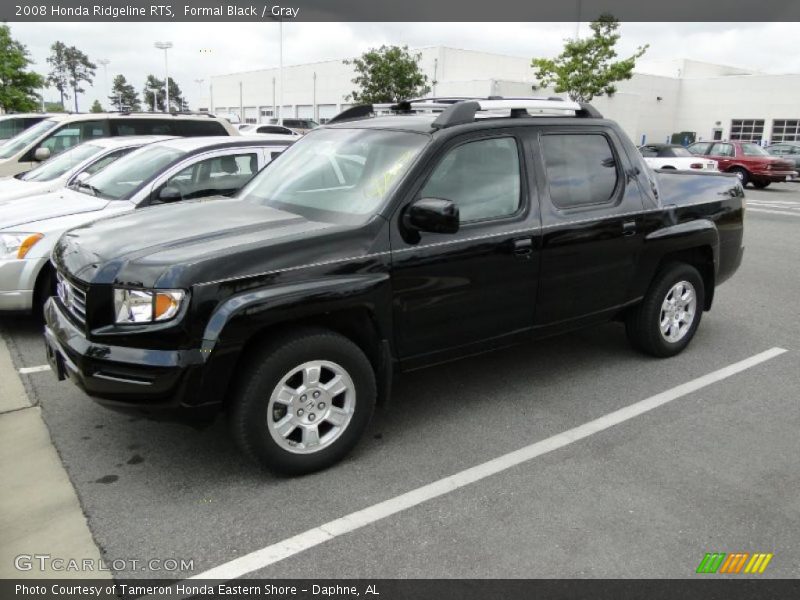 Formal Black / Gray 2008 Honda Ridgeline RTS