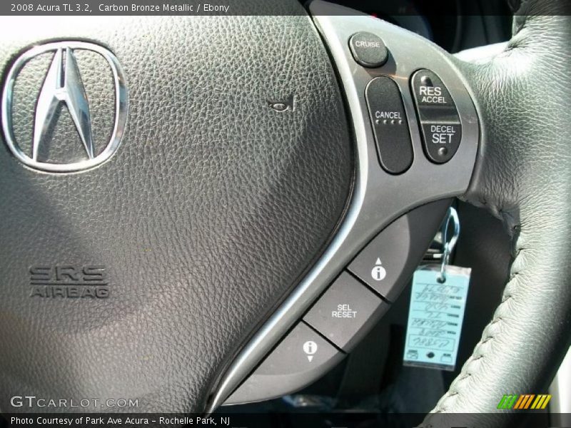 Carbon Bronze Metallic / Ebony 2008 Acura TL 3.2