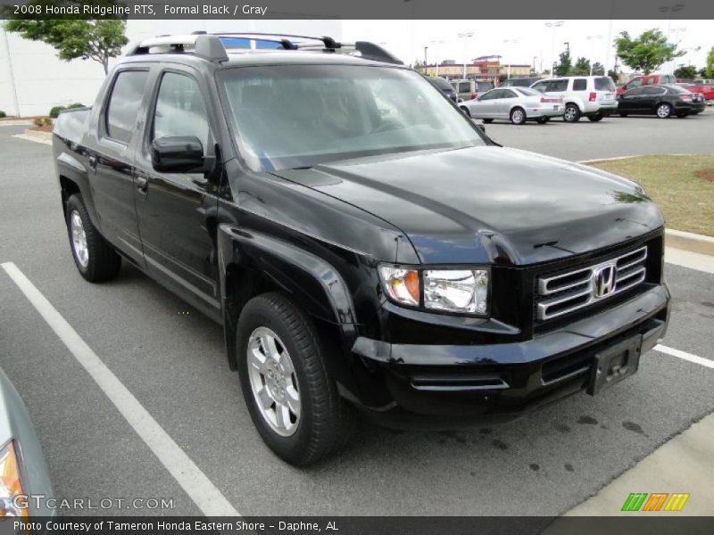 Formal Black / Gray 2008 Honda Ridgeline RTS