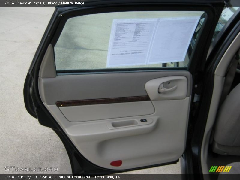 Black / Neutral Beige 2004 Chevrolet Impala
