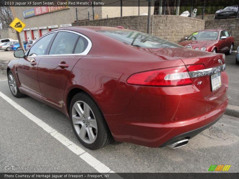 Claret Red Metallic / Barley 2010 Jaguar XF Sport Sedan
