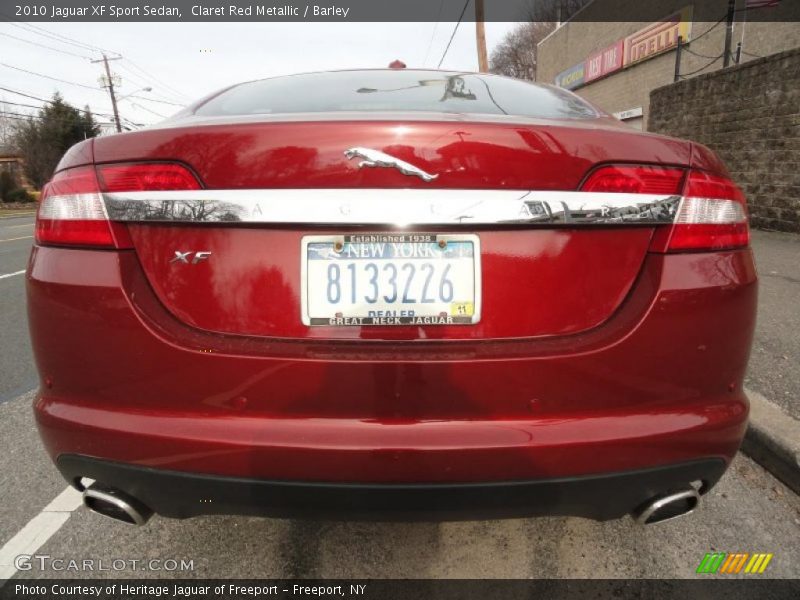 Claret Red Metallic / Barley 2010 Jaguar XF Sport Sedan