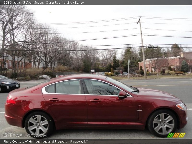 Claret Red Metallic / Barley 2010 Jaguar XF Sport Sedan