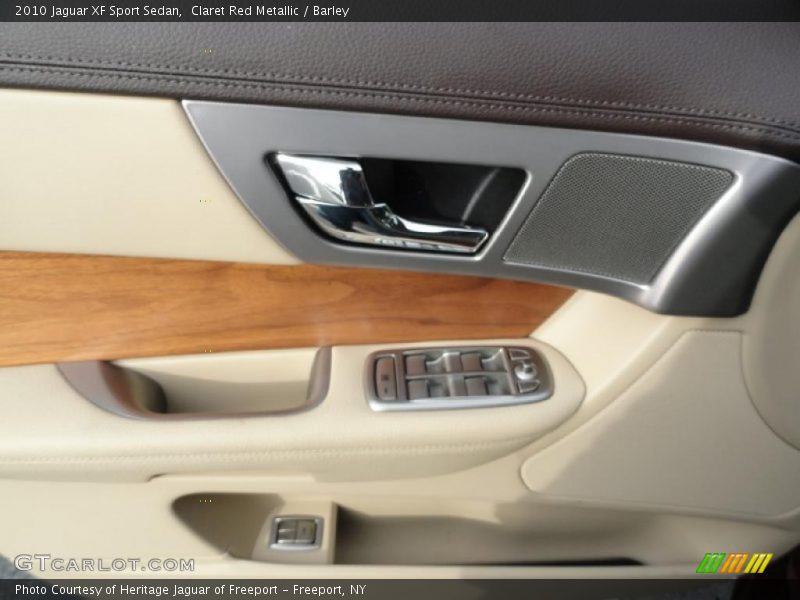 Claret Red Metallic / Barley 2010 Jaguar XF Sport Sedan