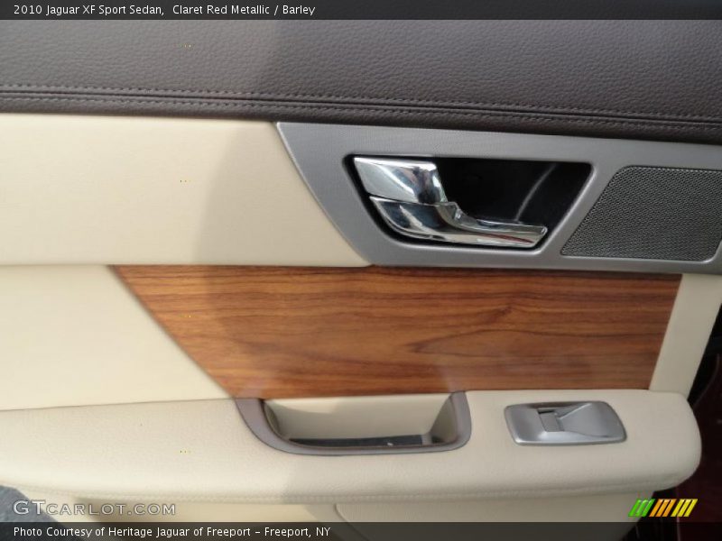 Claret Red Metallic / Barley 2010 Jaguar XF Sport Sedan