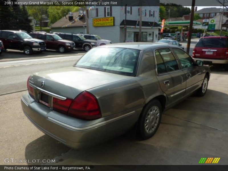 Spruce Green Metallic / Light Flint 2003 Mercury Grand Marquis GS