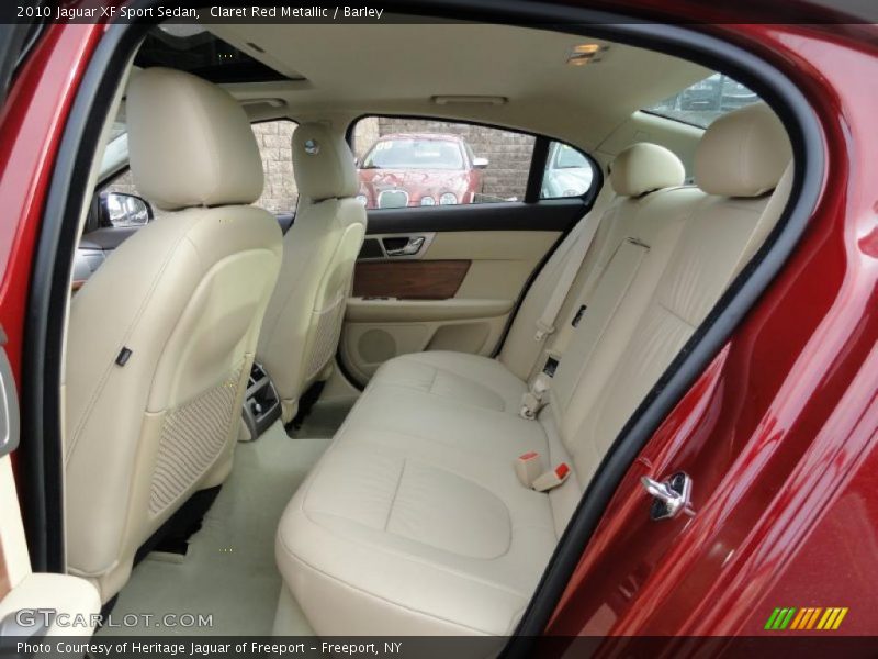 Claret Red Metallic / Barley 2010 Jaguar XF Sport Sedan