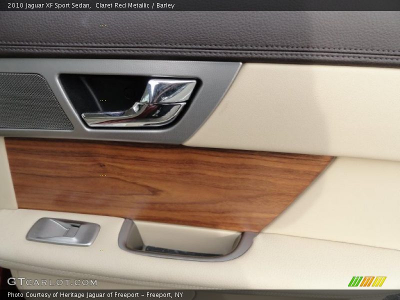 Claret Red Metallic / Barley 2010 Jaguar XF Sport Sedan
