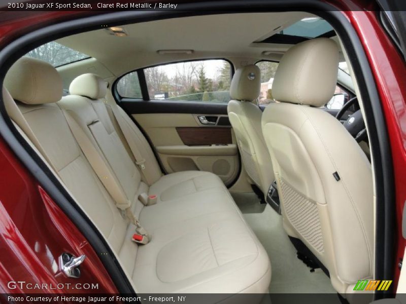 Claret Red Metallic / Barley 2010 Jaguar XF Sport Sedan