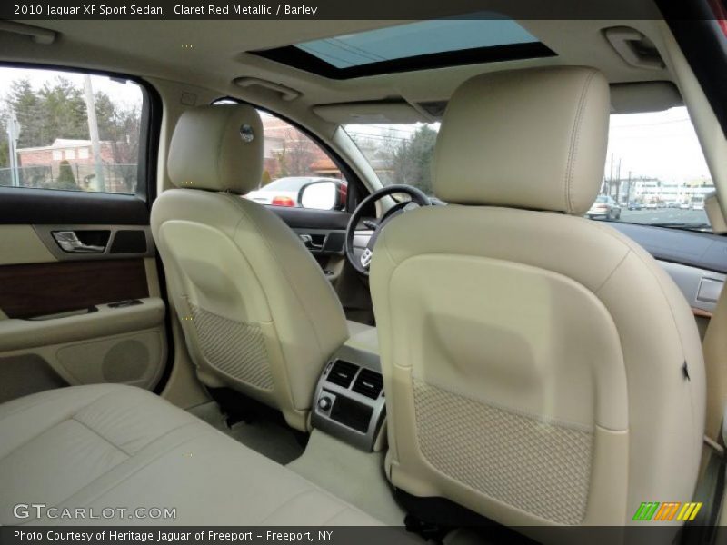 Claret Red Metallic / Barley 2010 Jaguar XF Sport Sedan