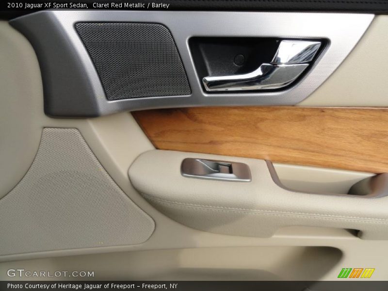 Claret Red Metallic / Barley 2010 Jaguar XF Sport Sedan