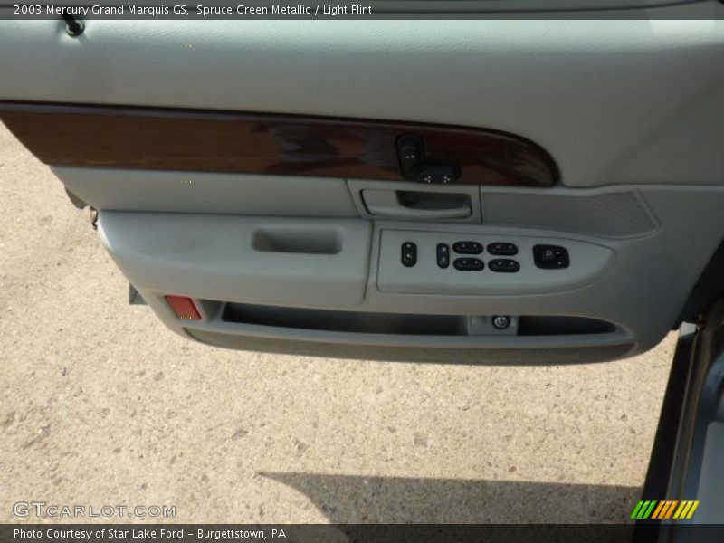 Spruce Green Metallic / Light Flint 2003 Mercury Grand Marquis GS