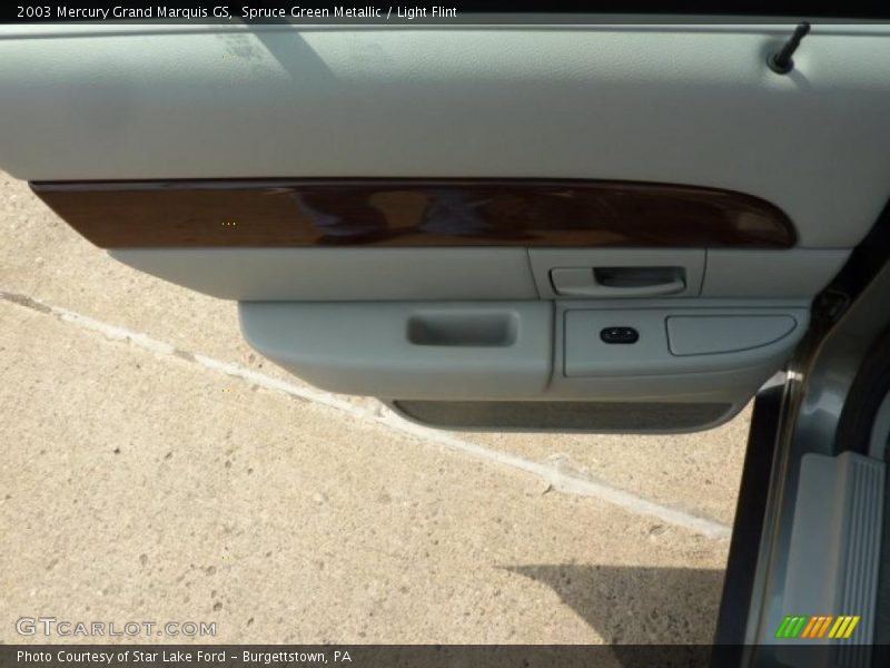 Spruce Green Metallic / Light Flint 2003 Mercury Grand Marquis GS