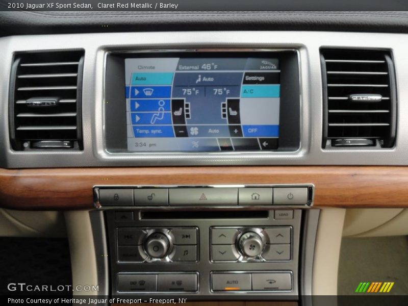 Claret Red Metallic / Barley 2010 Jaguar XF Sport Sedan