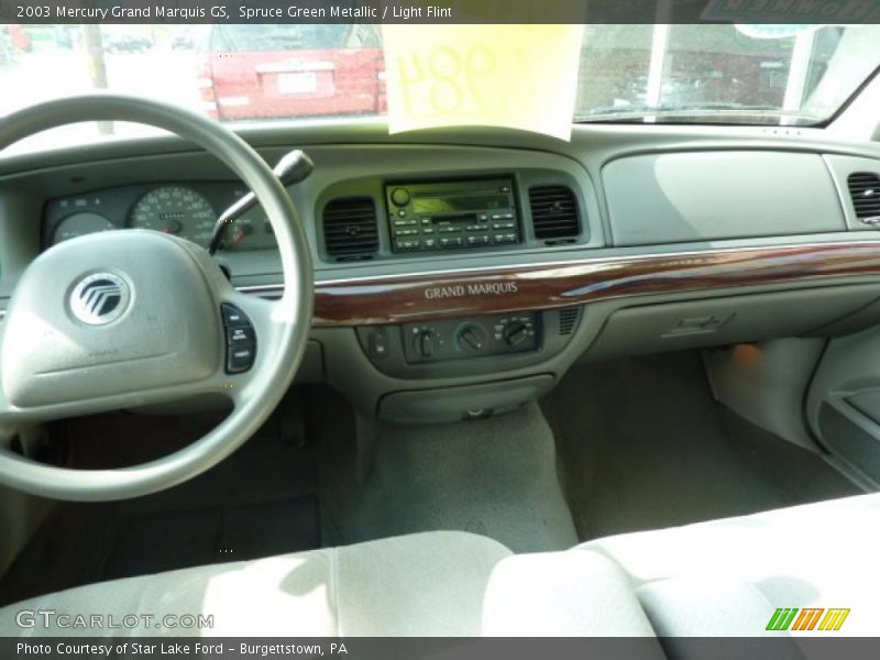 Spruce Green Metallic / Light Flint 2003 Mercury Grand Marquis GS