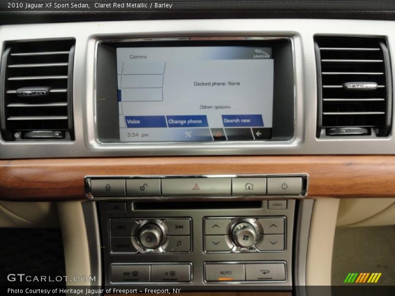 Claret Red Metallic / Barley 2010 Jaguar XF Sport Sedan