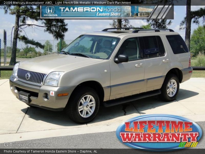 Light French Silk Metallic / Medium Dark Parchment 2004 Mercury Mountaineer AWD