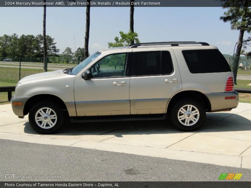 Light French Silk Metallic / Medium Dark Parchment 2004 Mercury Mountaineer AWD