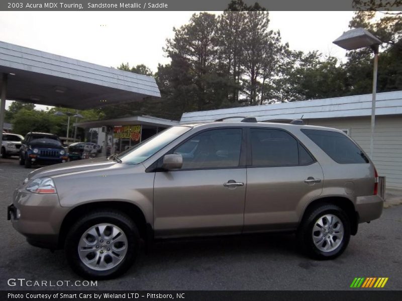 Sandstone Metallic / Saddle 2003 Acura MDX Touring