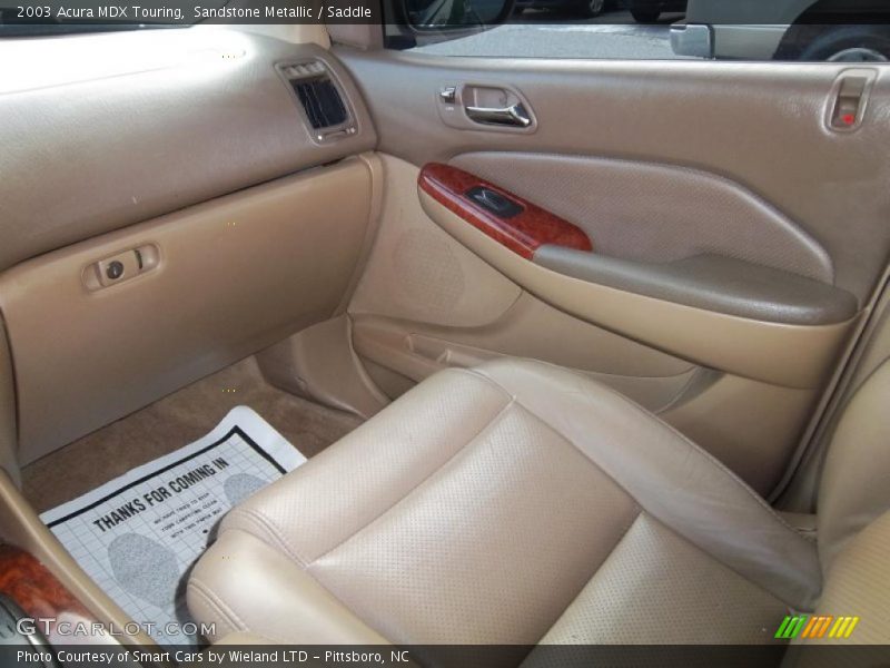 Sandstone Metallic / Saddle 2003 Acura MDX Touring