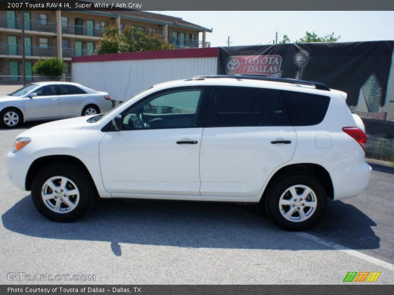 Super White / Ash Gray 2007 Toyota RAV4 I4