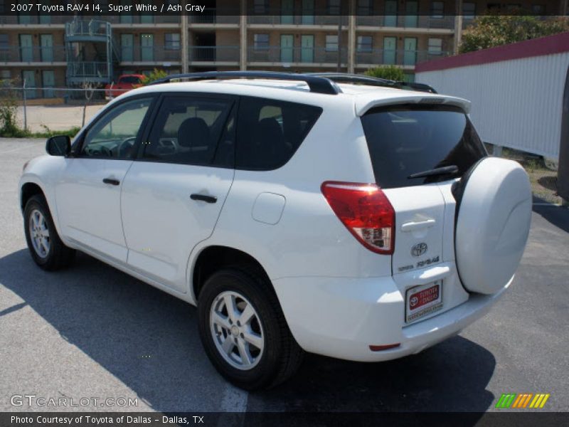 Super White / Ash Gray 2007 Toyota RAV4 I4