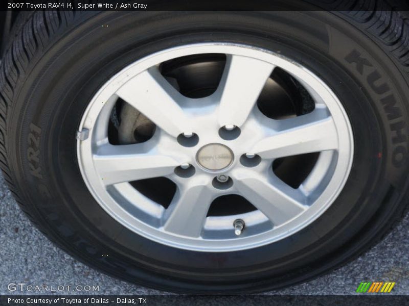 Super White / Ash Gray 2007 Toyota RAV4 I4