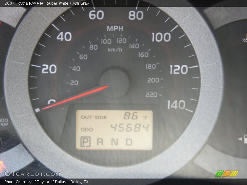Super White / Ash Gray 2007 Toyota RAV4 I4