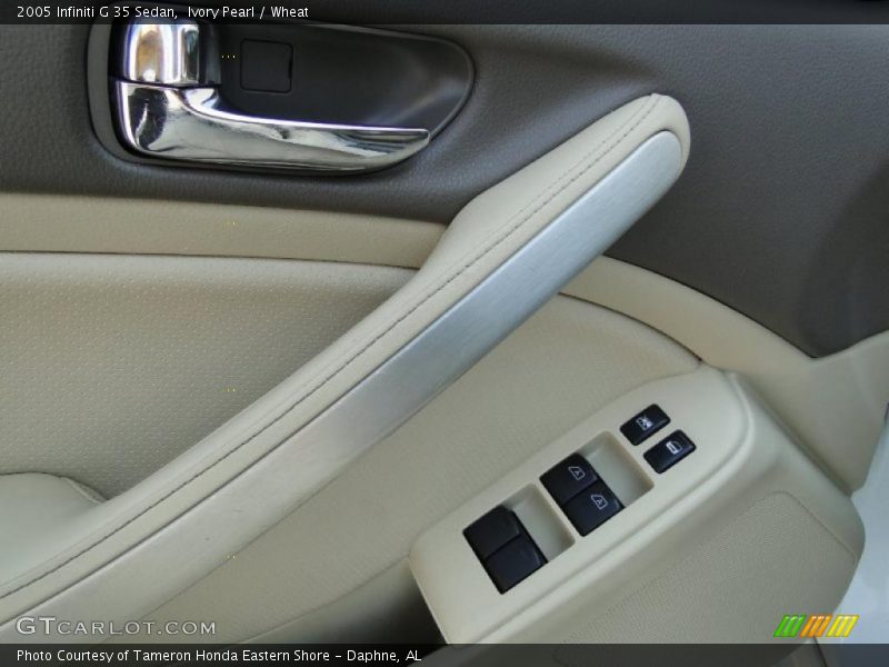 Ivory Pearl / Wheat 2005 Infiniti G 35 Sedan