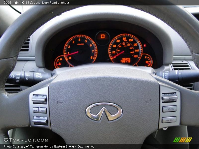Ivory Pearl / Wheat 2005 Infiniti G 35 Sedan