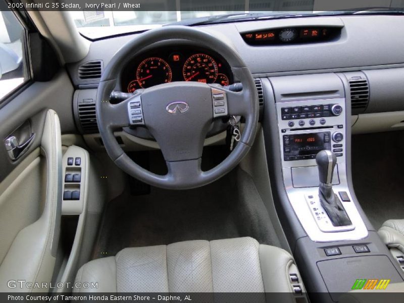 Ivory Pearl / Wheat 2005 Infiniti G 35 Sedan