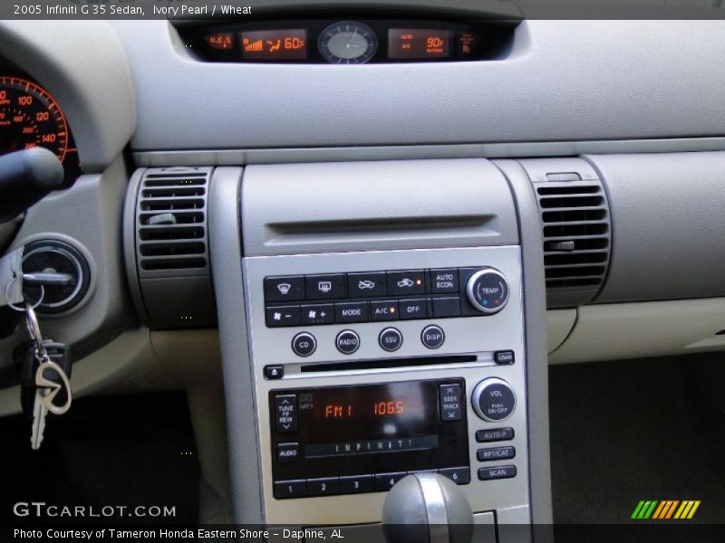 Ivory Pearl / Wheat 2005 Infiniti G 35 Sedan