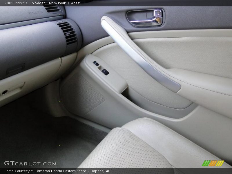 Ivory Pearl / Wheat 2005 Infiniti G 35 Sedan