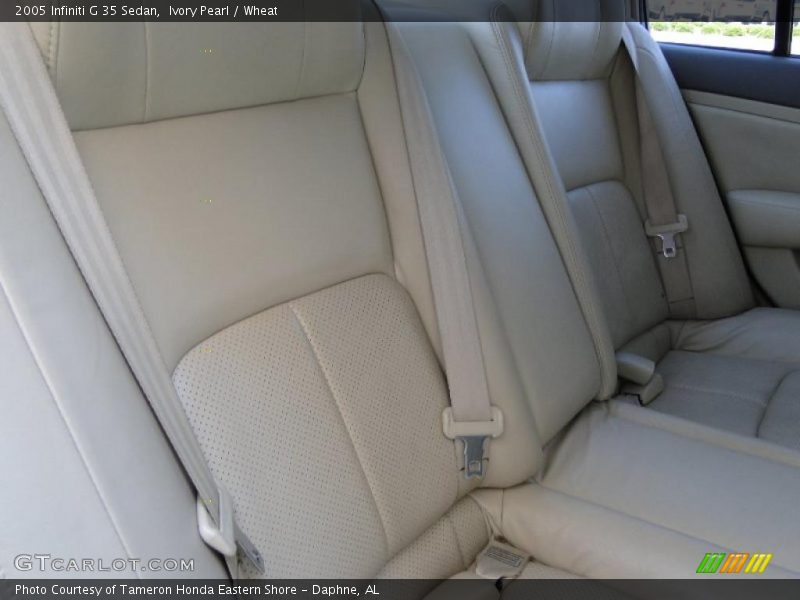 Ivory Pearl / Wheat 2005 Infiniti G 35 Sedan