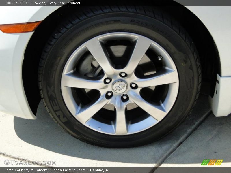 Ivory Pearl / Wheat 2005 Infiniti G 35 Sedan