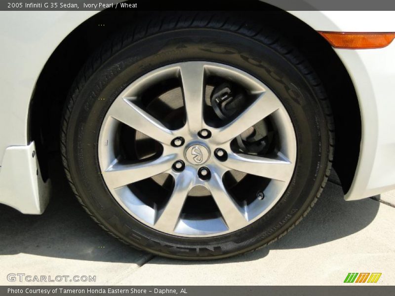 Ivory Pearl / Wheat 2005 Infiniti G 35 Sedan