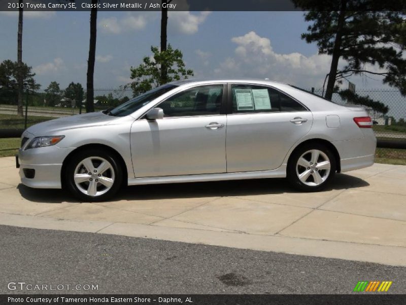 Classic Silver Metallic / Ash Gray 2010 Toyota Camry SE
