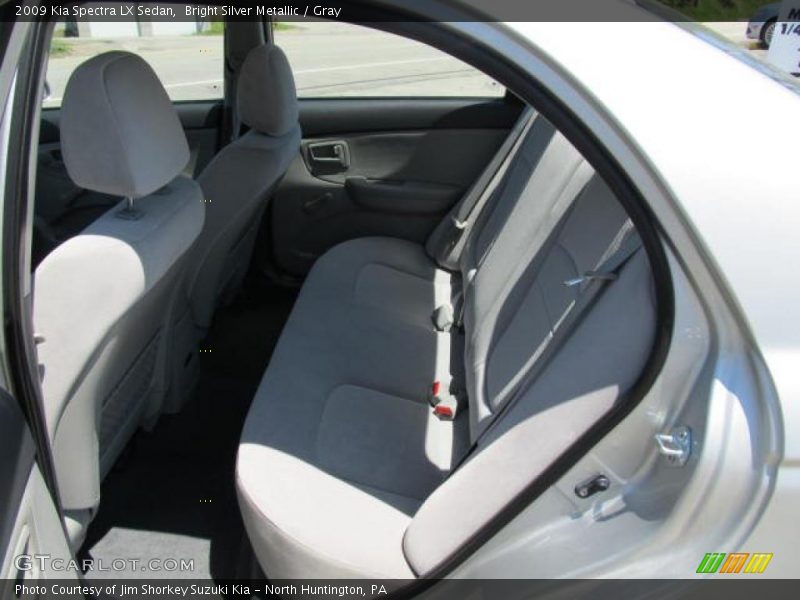 Bright Silver Metallic / Gray 2009 Kia Spectra LX Sedan