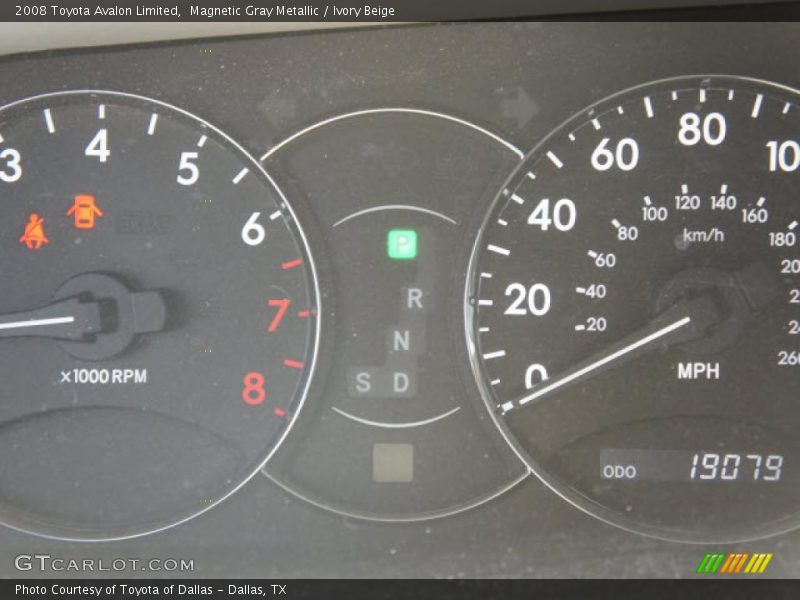 Magnetic Gray Metallic / Ivory Beige 2008 Toyota Avalon Limited