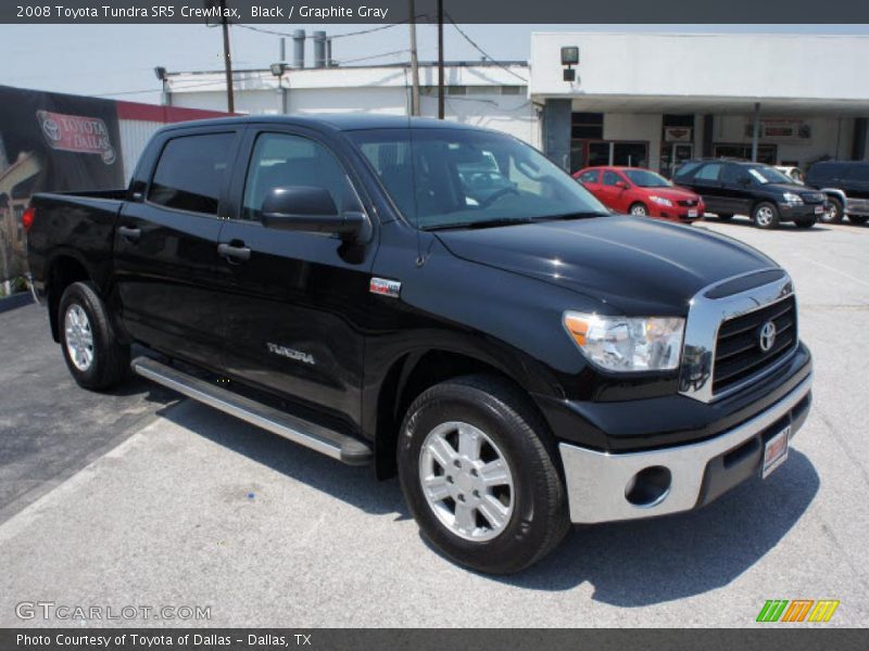 Black / Graphite Gray 2008 Toyota Tundra SR5 CrewMax