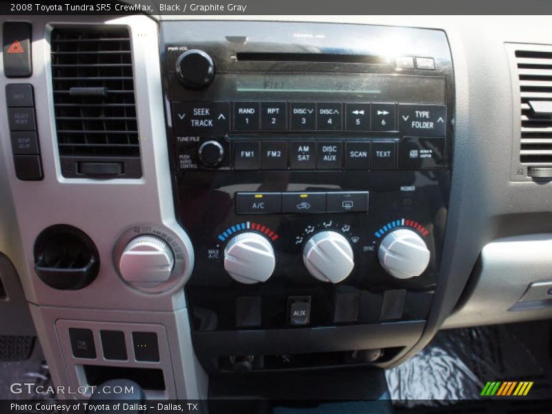 Black / Graphite Gray 2008 Toyota Tundra SR5 CrewMax