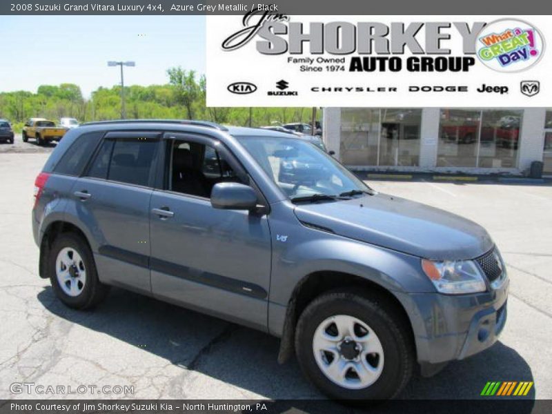 Azure Grey Metallic / Black 2008 Suzuki Grand Vitara Luxury 4x4