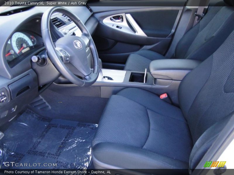 Super White / Ash Gray 2010 Toyota Camry SE