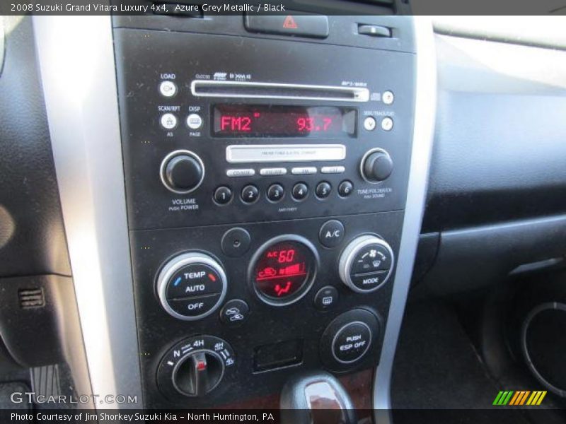Azure Grey Metallic / Black 2008 Suzuki Grand Vitara Luxury 4x4