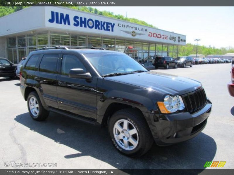 Black / Dark Slate Gray 2008 Jeep Grand Cherokee Laredo 4x4